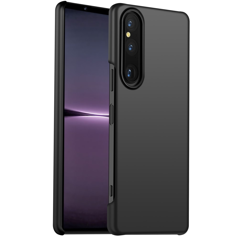 Funda rígida engomada Sony Xperia 1 V negro