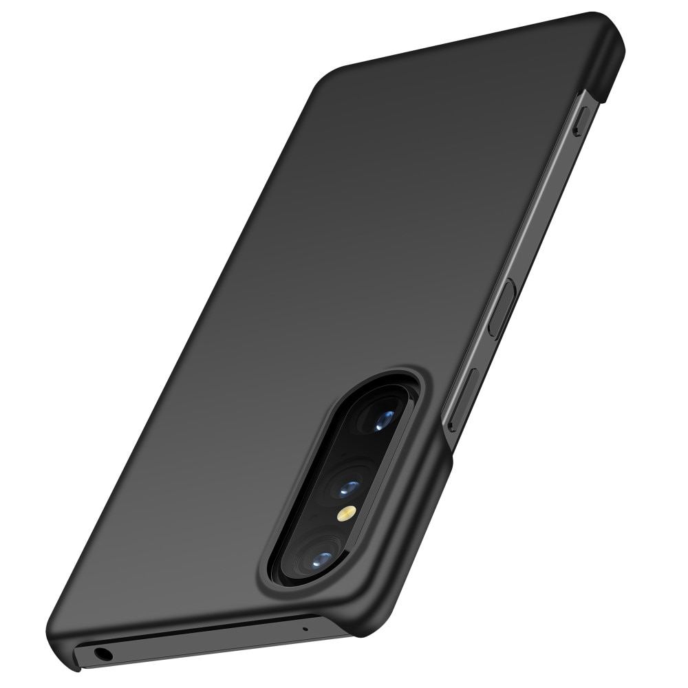 Funda rígida engomada Sony Xperia 1 V negro