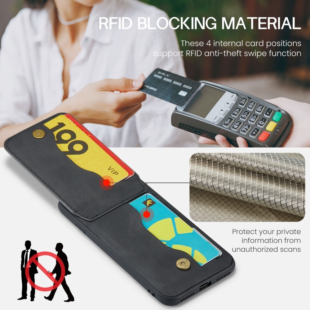 Funda Multi-Slot anti-RFID iPhone 11 negro