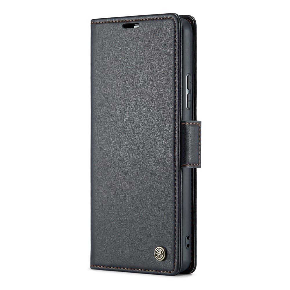 Funda delgada con solapa anti-RFID Samsung Galaxy A54 negro