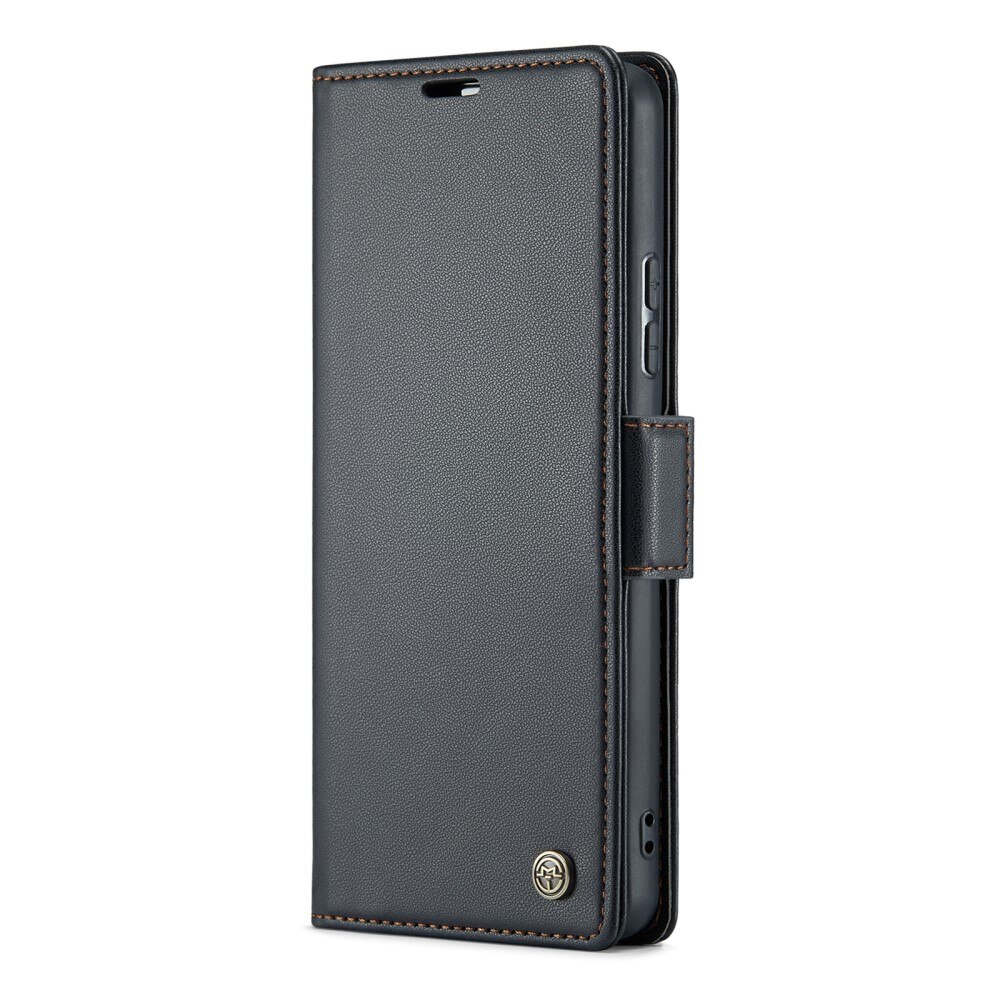 Funda delgada con solapa anti-RFID Samsung Galaxy A54 negro