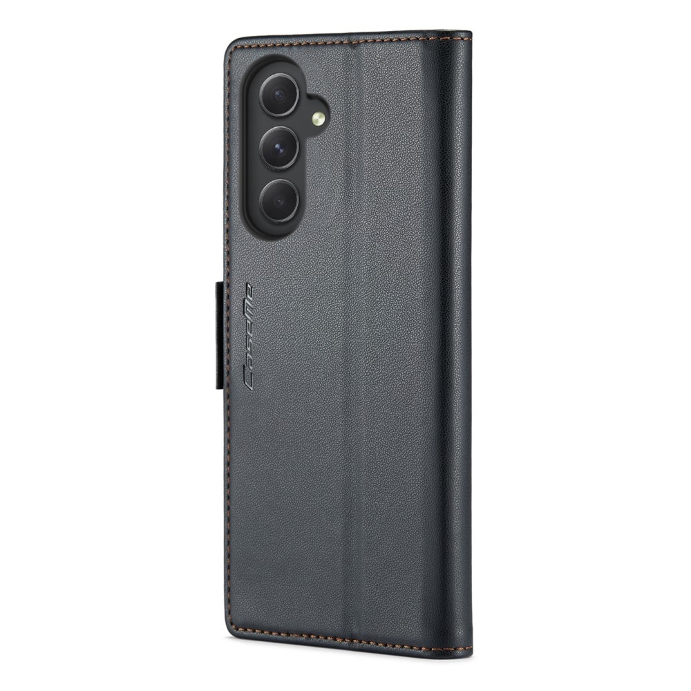 Funda delgada con solapa anti-RFID Samsung Galaxy A54 Negro