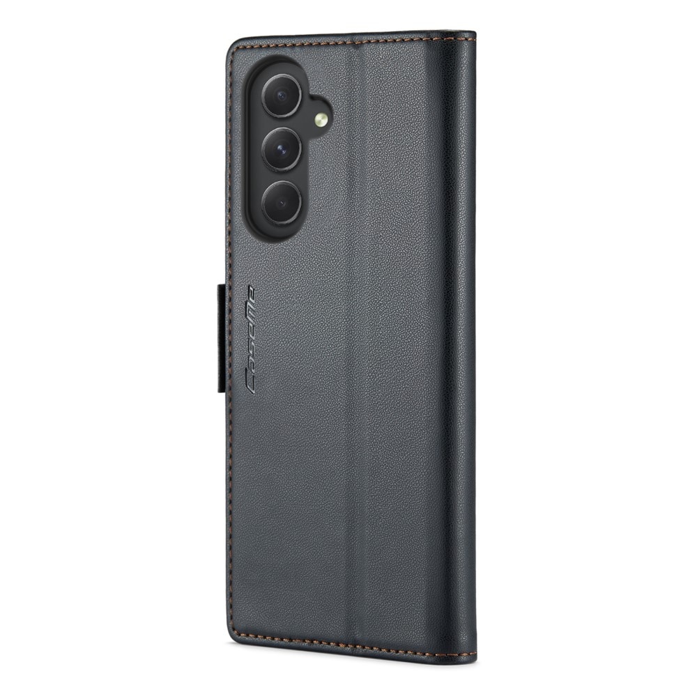 Funda delgada con solapa anti-RFID Samsung Galaxy A54 negro