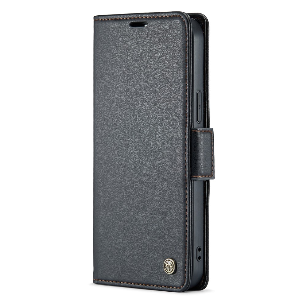Funda delgada con solapa anti-RFID Apple iPhone 14 Pro Negro