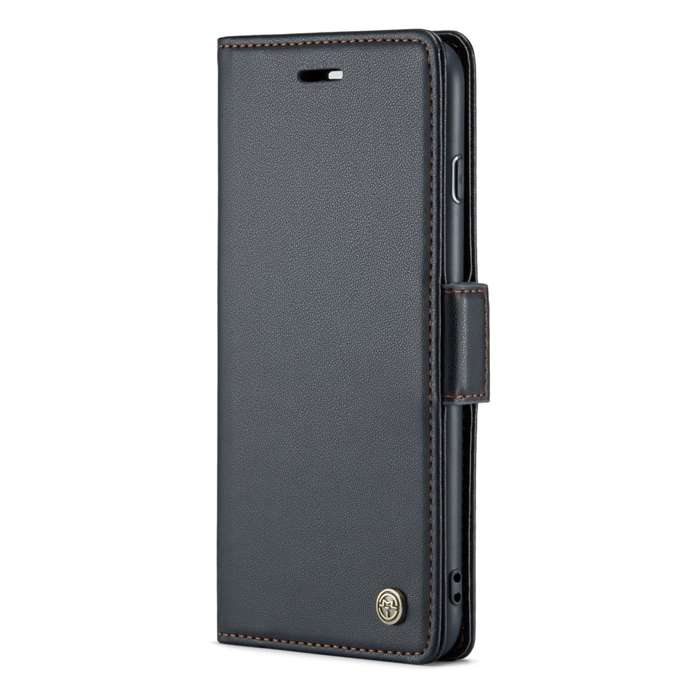Funda delgada con solapa anti-RFID iPhone 7 Plus/iPhone 8 Plus Negro