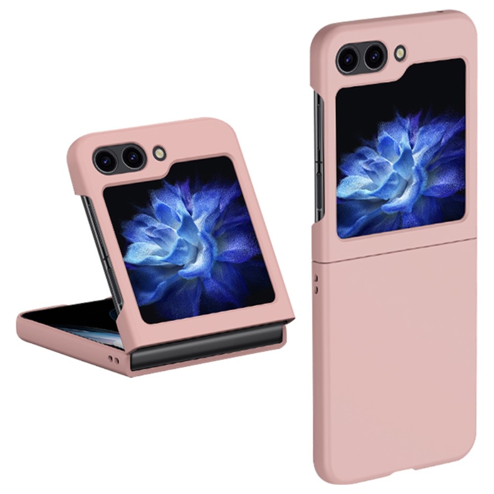 Funda rígida engomada Samsung Galaxy Z Flip 5 rosado