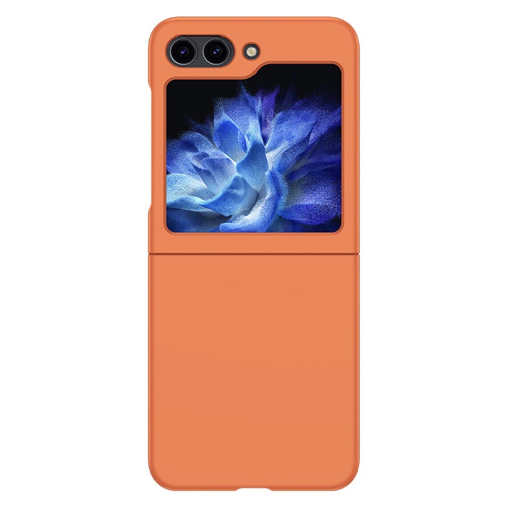 Funda rígida engomada Samsung Galaxy Z Flip 5 naranja