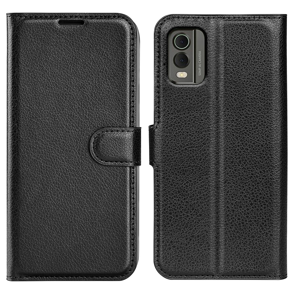 Funda cartera Nokia C32 negro