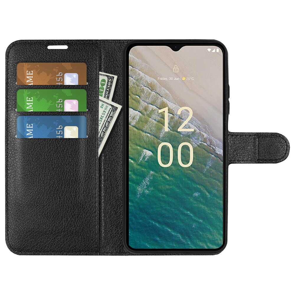 Funda cartera  Nokia C32 Negro