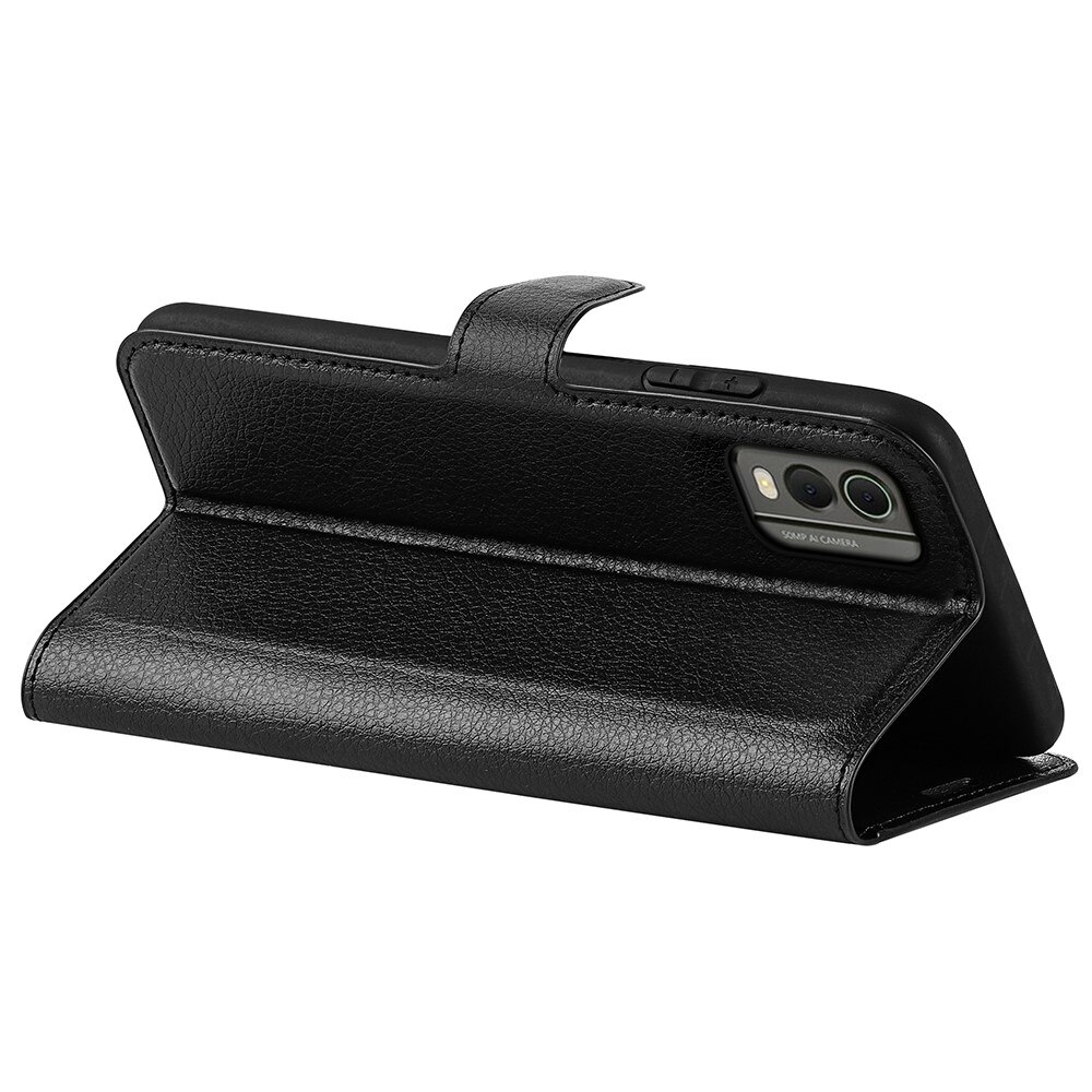 Funda cartera Nokia C32 negro