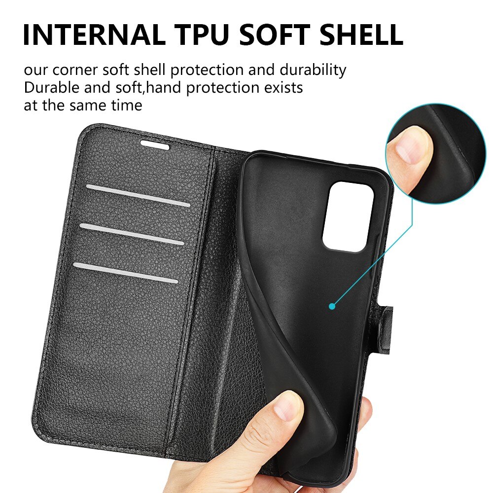 Funda cartera  Nokia C32 Negro