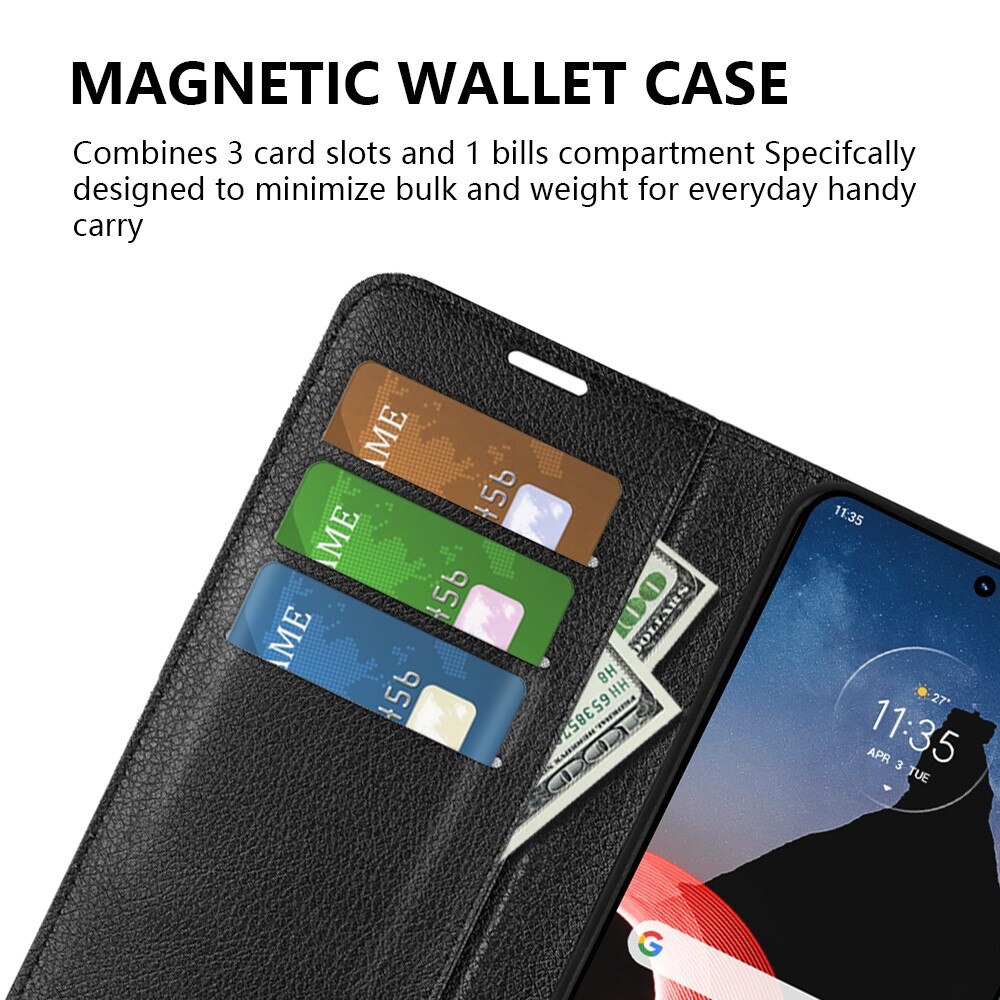 Funda cartera Motorola ThinkPhone Negro