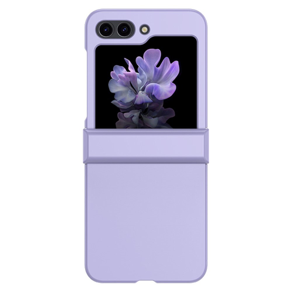 Funda rígida engomada Hinge Protection Samsung Galaxy Z Flip 5 violeta