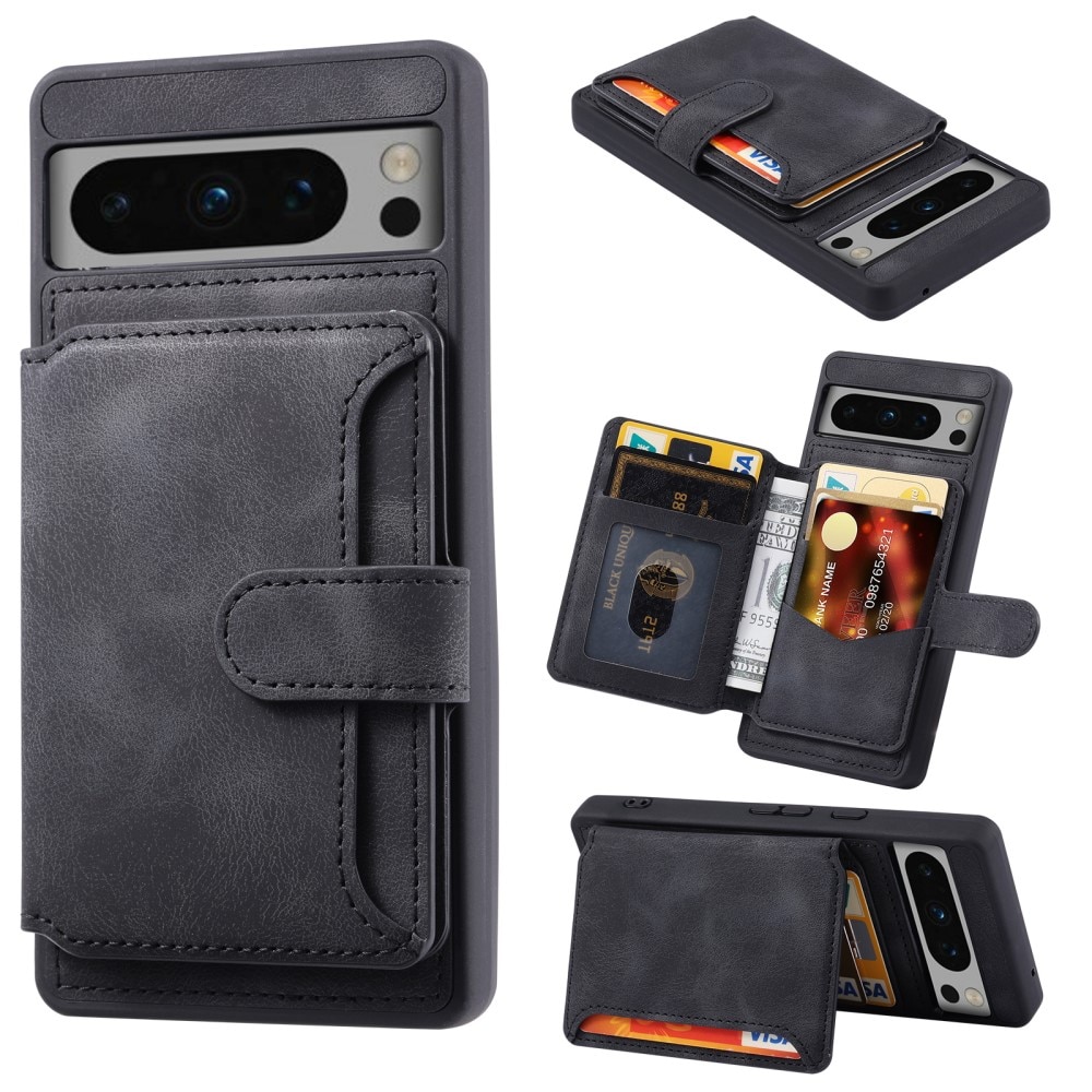 Funda con tarjetero anti-RFID Multi-slot Google Pixel 8 Pro negro