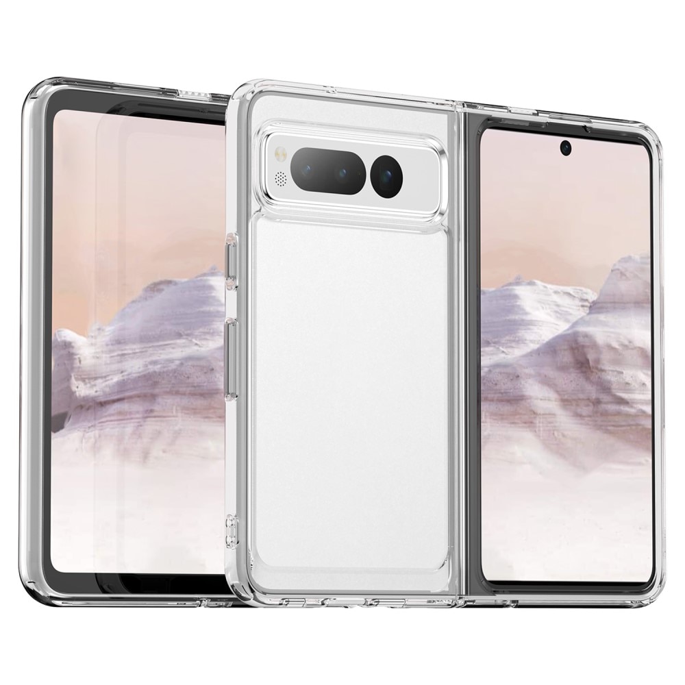 Funda híbrida Crystal Hybrid para Google Pixel Fold, transparente