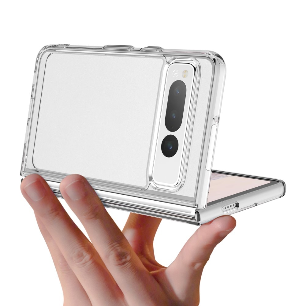 Funda híbrida Crystal Hybrid para Google Pixel Fold, transparente