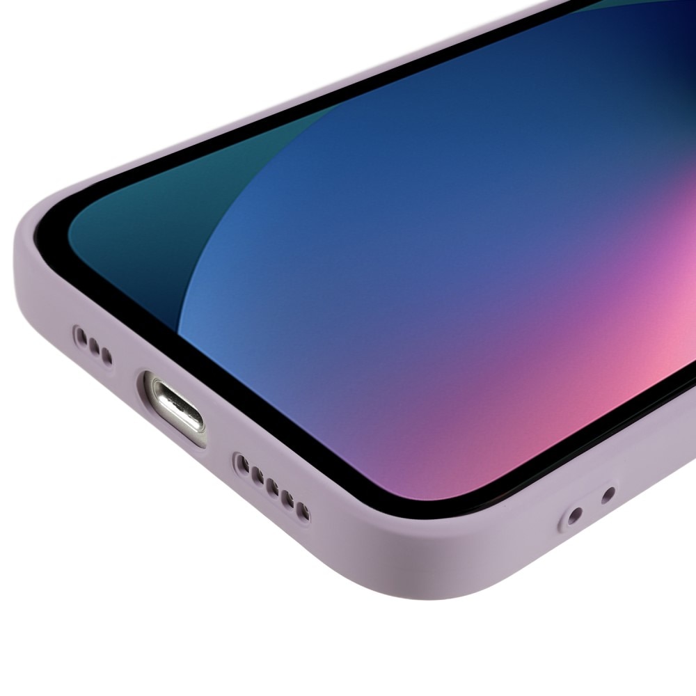 Funda TPU resistente a los golpes iPhone 13 Mini violeta