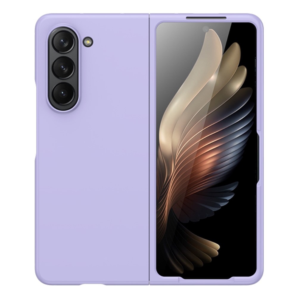 Funda rígida engomada Samsung Galaxy Z Fold 5 violeta