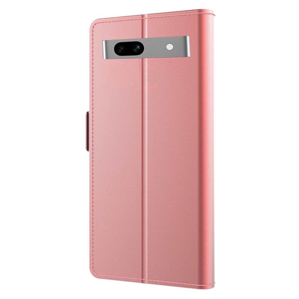 Funda con solapa Espejo Google Pixel 7a Pink Gold