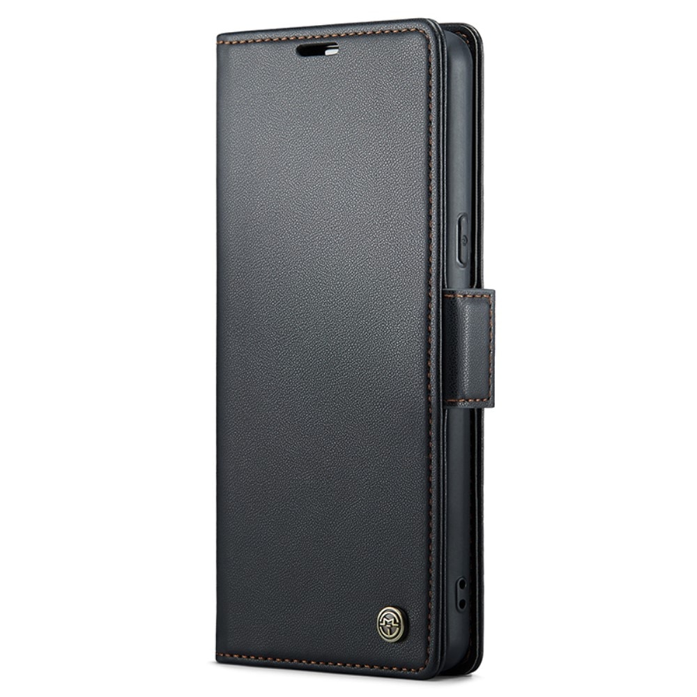Funda delgada con solapa anti-RFID Google Pixel 7a Negro