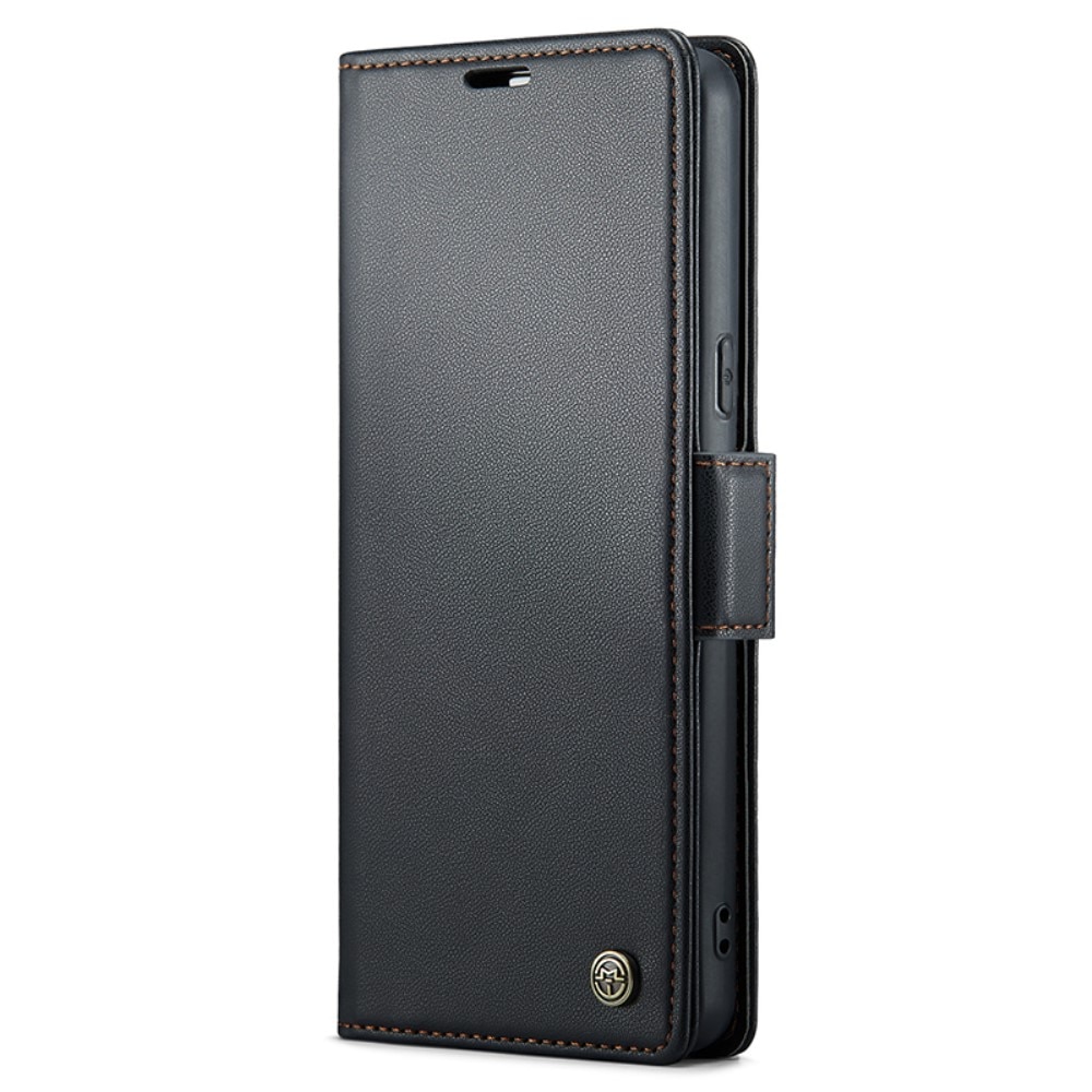 Funda delgada con solapa anti-RFID Google Pixel 7a negro