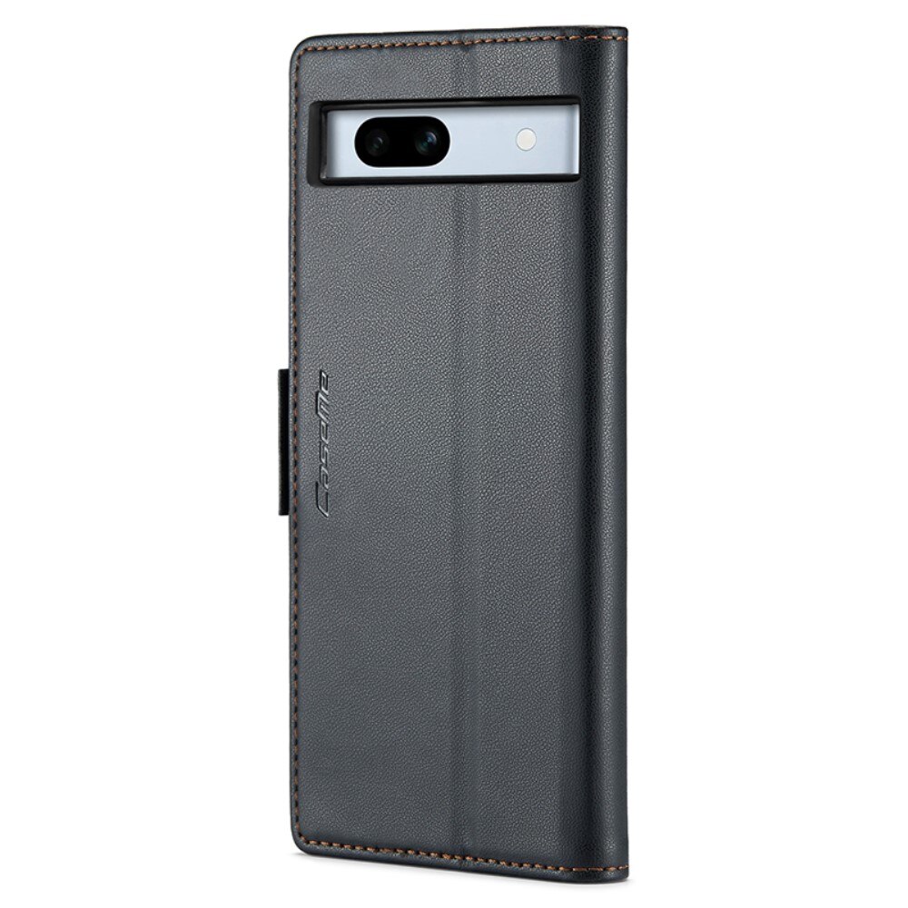 Funda delgada con solapa anti-RFID Google Pixel 7a Negro