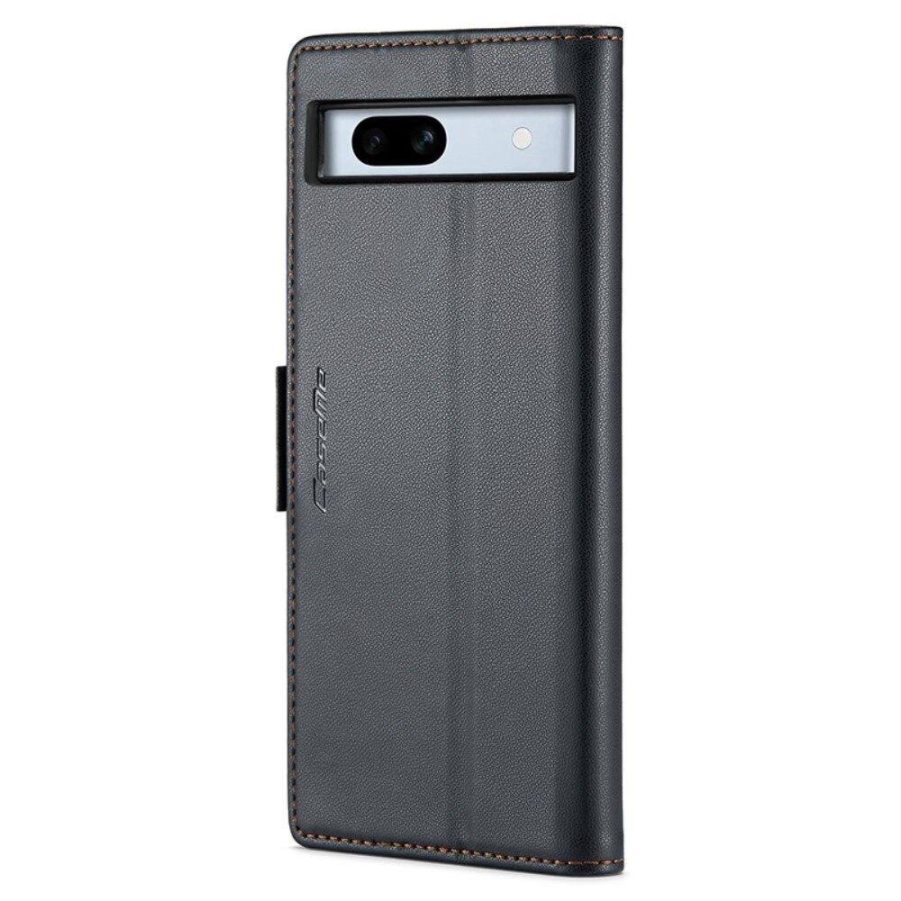 Funda delgada con solapa anti-RFID Google Pixel 7a negro