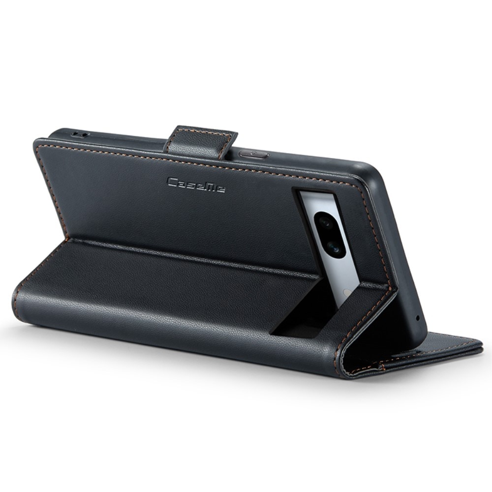 Funda delgada con solapa anti-RFID Google Pixel 7a Negro