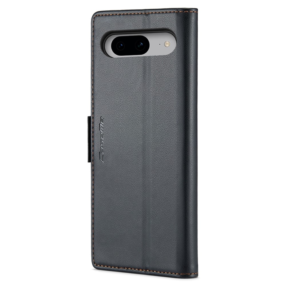 Funda delgada con solapa anti-RFID Google Pixel 8 negro