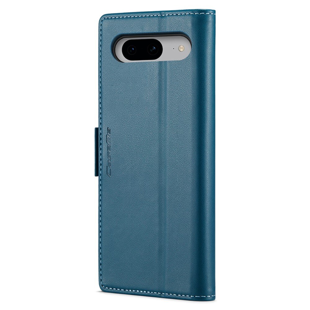 Funda delgada con solapa anti-RFID Google Pixel 8 azul