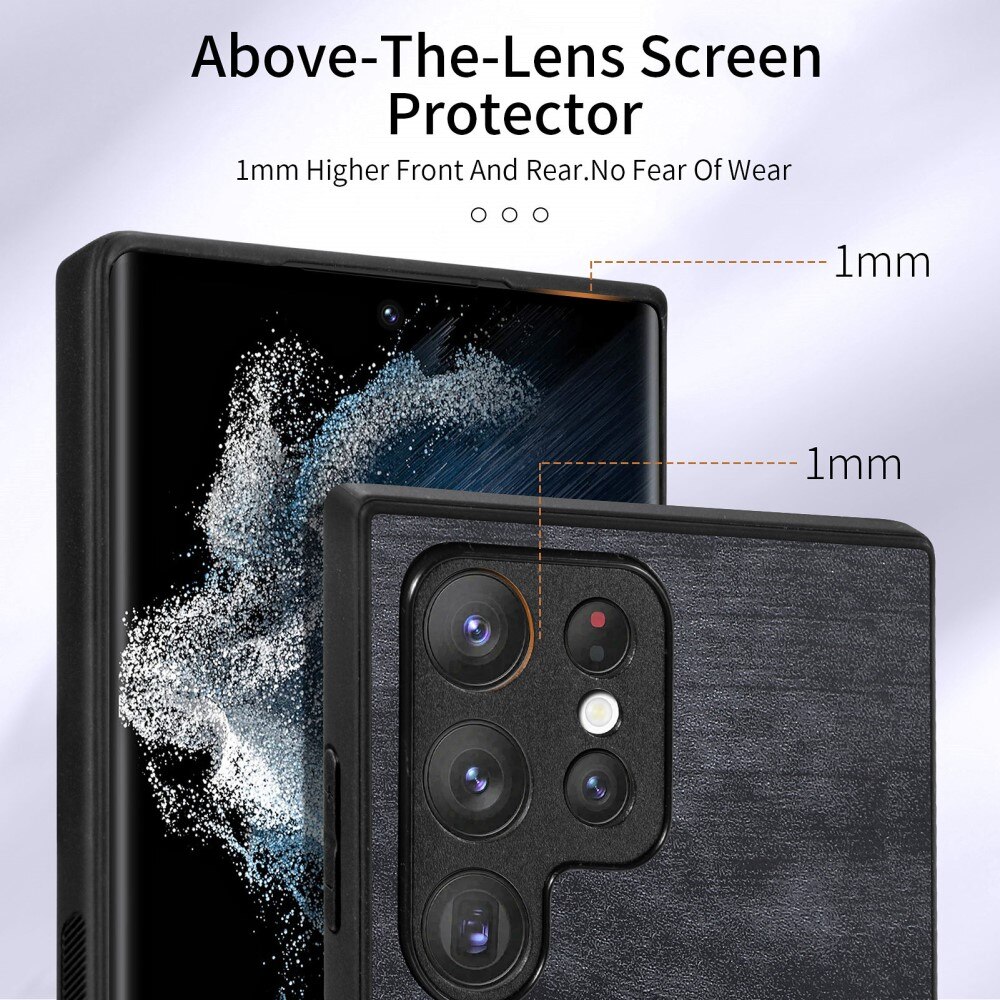 Funda con tarjetero y Finger Ring Samsung Galaxy S23 Ultra negro