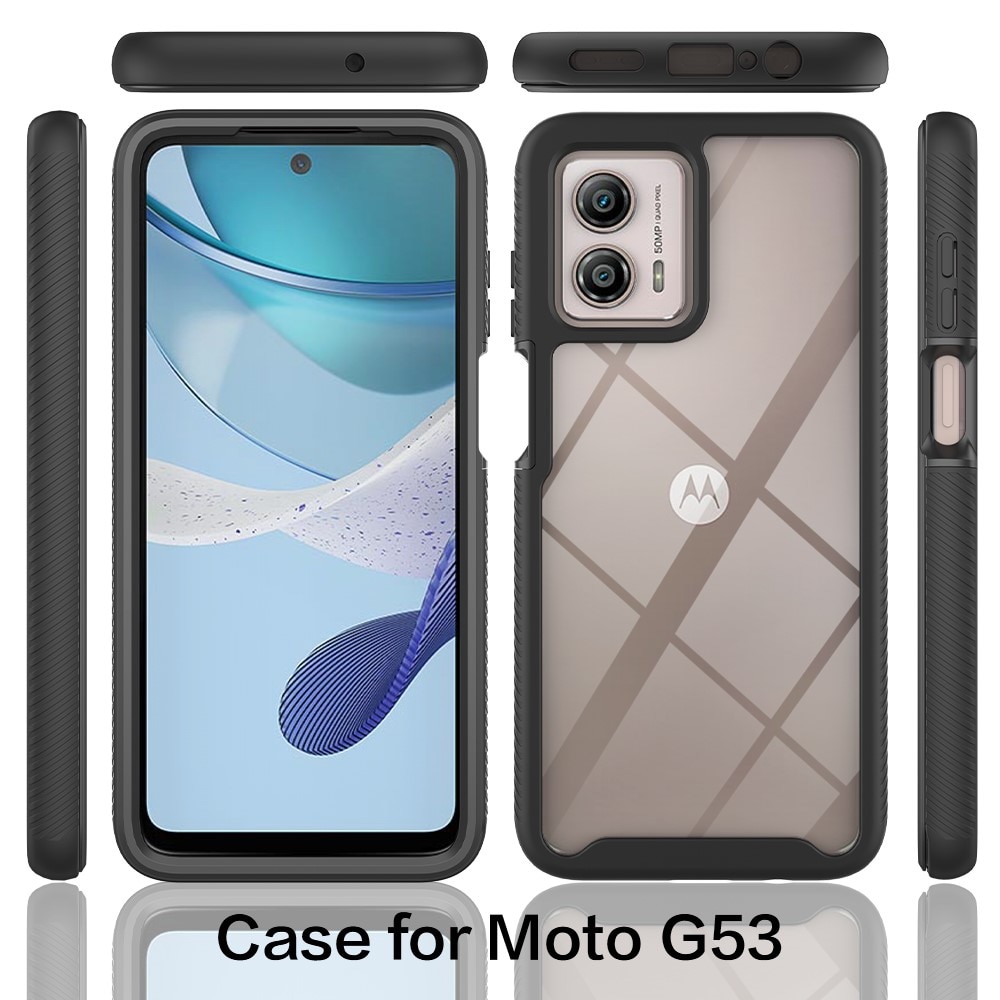 Funda Full Protection Motorola Moto G53 negro