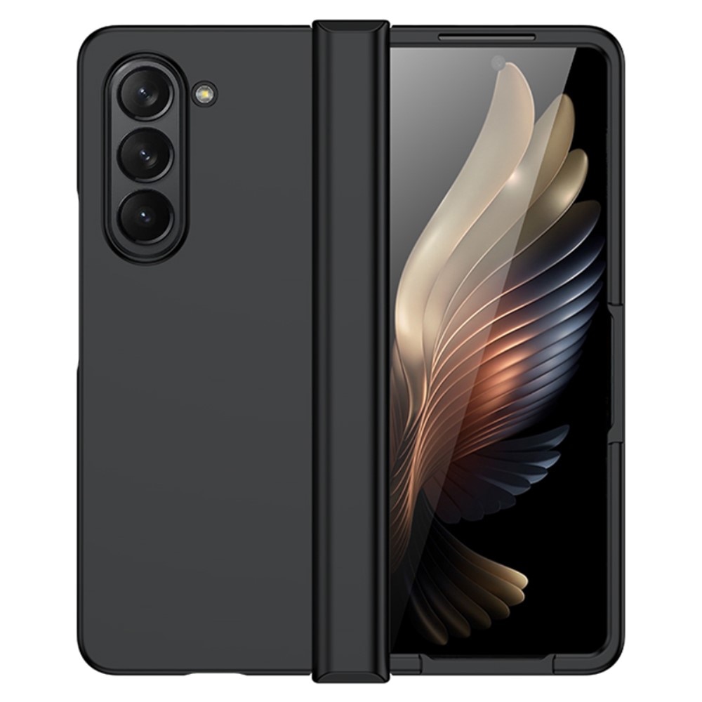 Funda rígida engomada Hinge Protection Samsung Galaxy Z Fold 5 negro