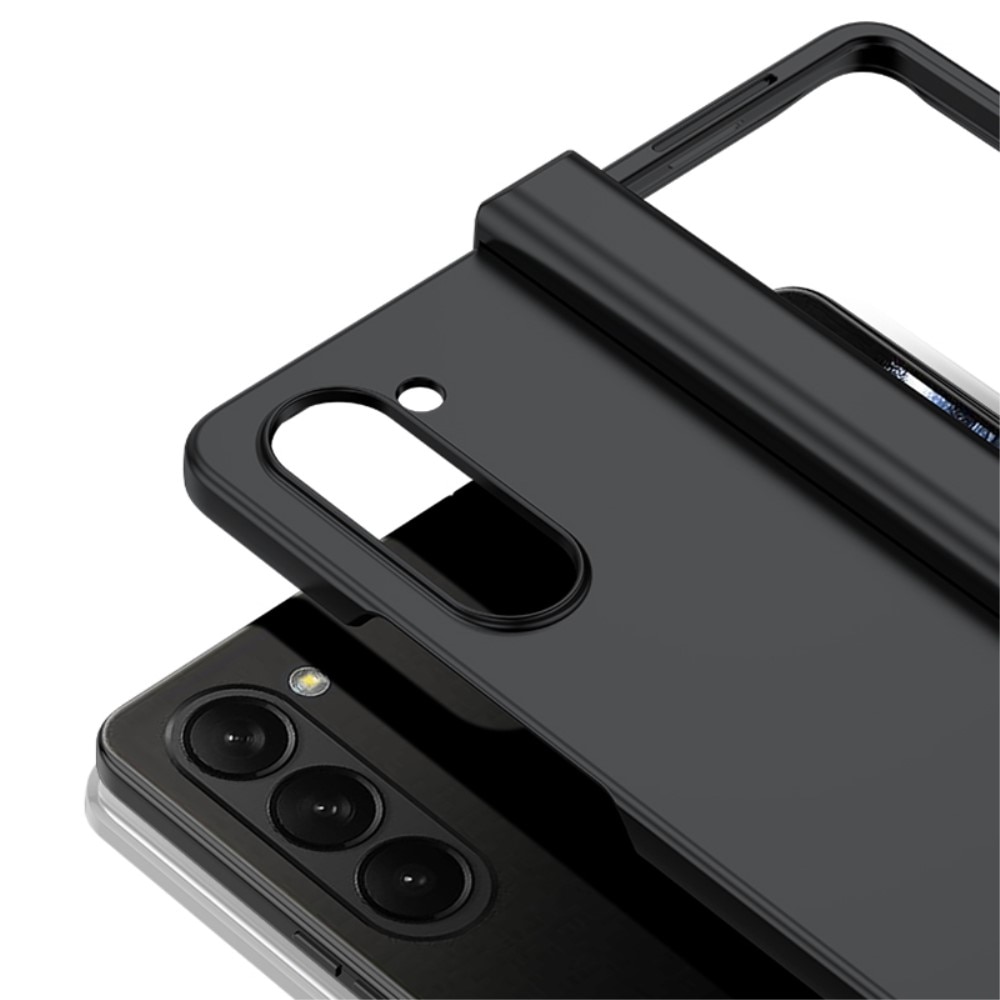 Funda rígida engomada Hinge Protection Samsung Galaxy Z Fold 5 negro