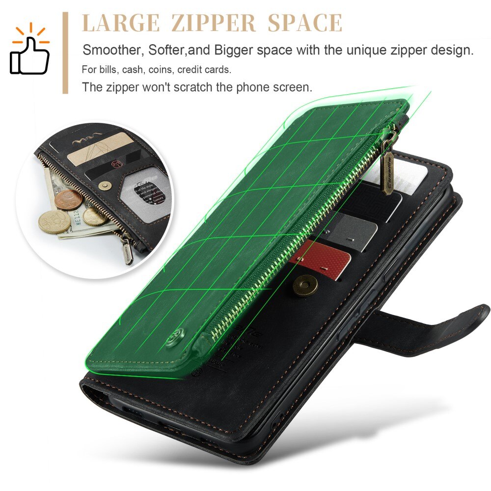 Cartera Zipper Google Pixel 7a Negro