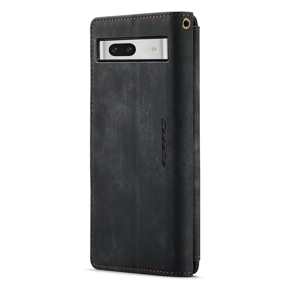 Cartera Zipper Google Pixel 7a Negro
