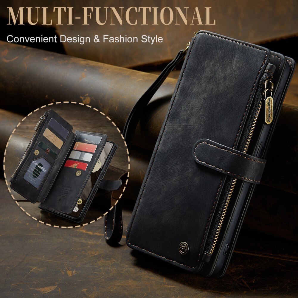Cartera Zipper Google Pixel 7a Negro