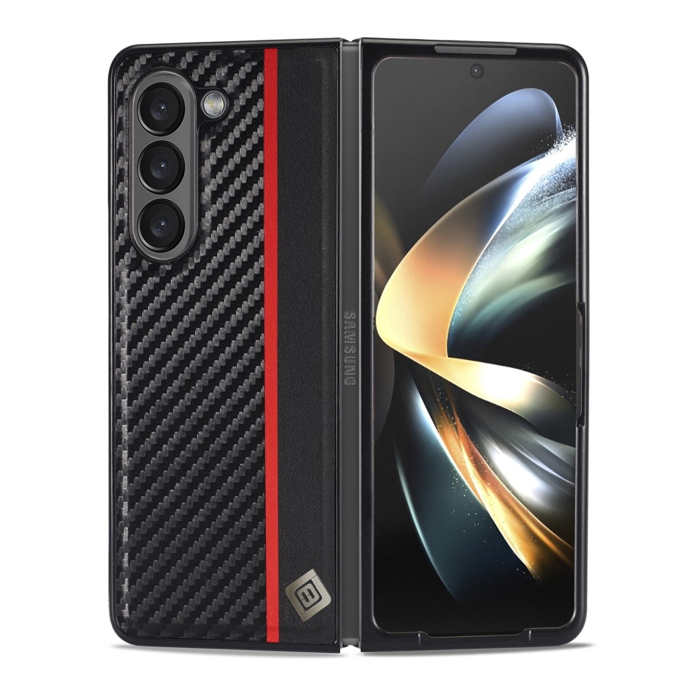 Funda Samsung Galaxy Z Fold 5, Fibra de carbon