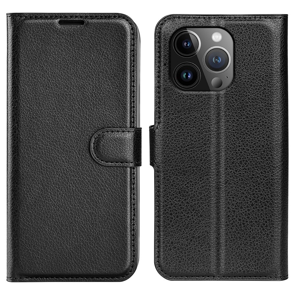 Funda cartera iPhone 15 Pro Max negro