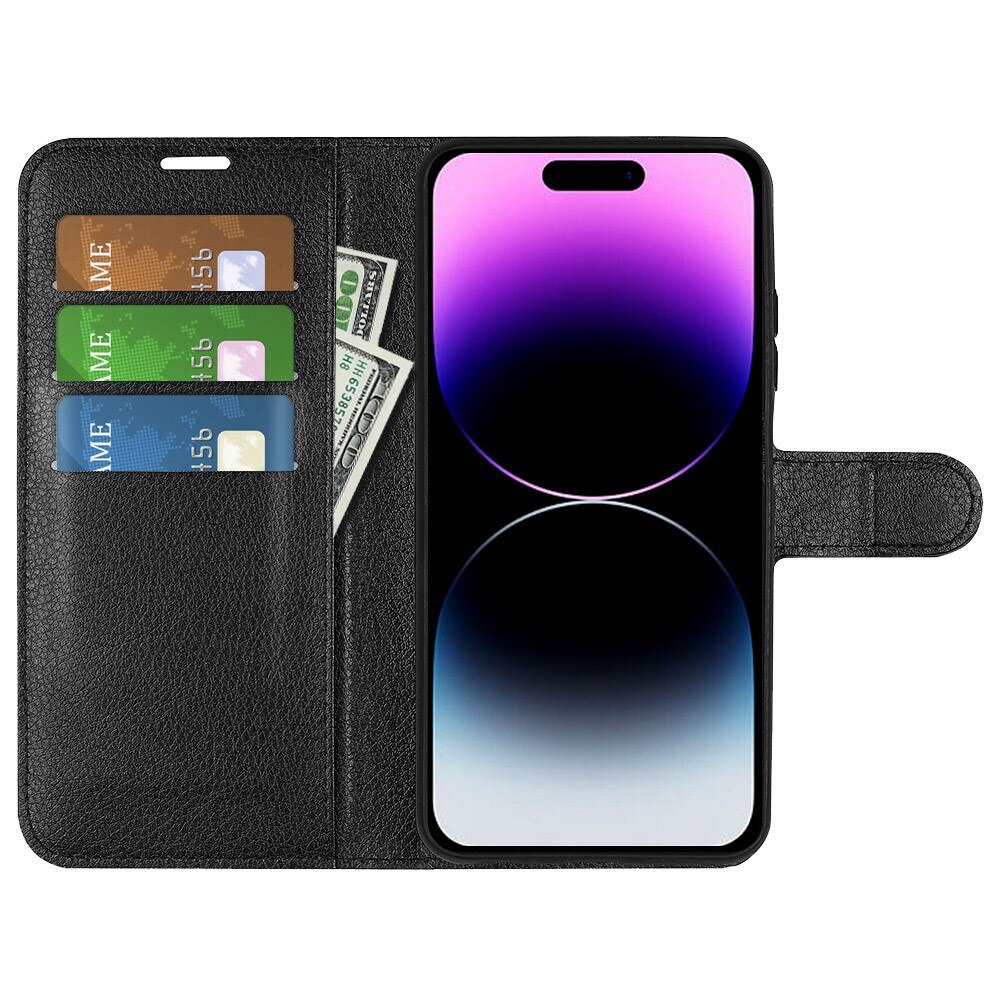 Funda cartera iPhone 15 Pro Max Negro