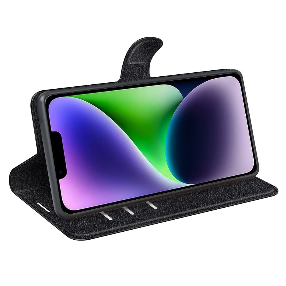 Funda cartera iPhone 15 Plus Negro