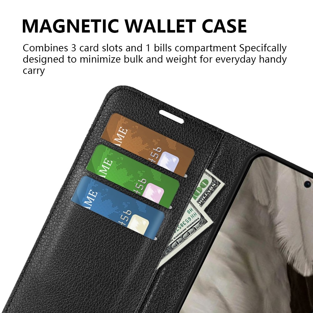 Funda cartera Google Pixel 8 Pro Negro