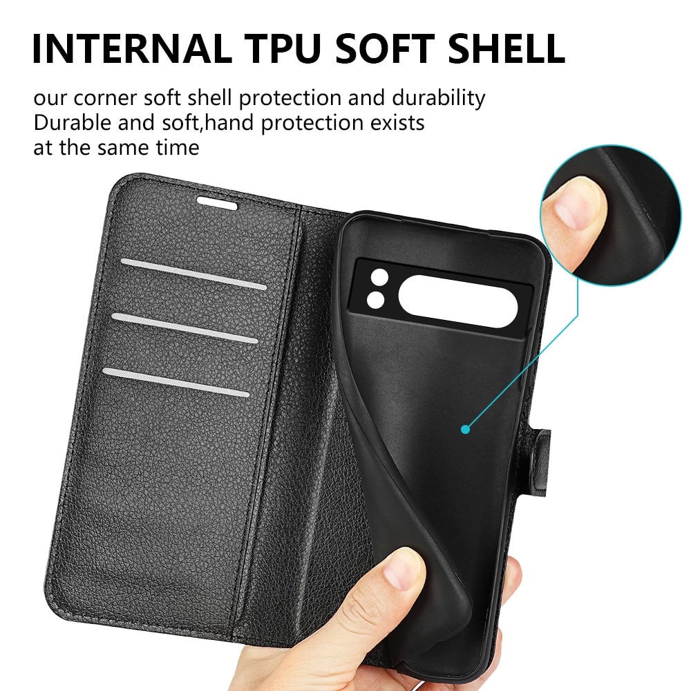 Funda cartera Google Pixel 8 Pro Negro