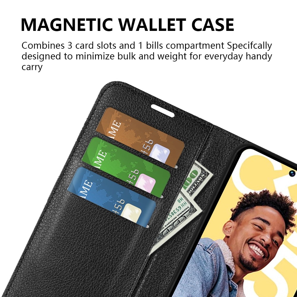 Funda cartera Google Pixel 8 Negro