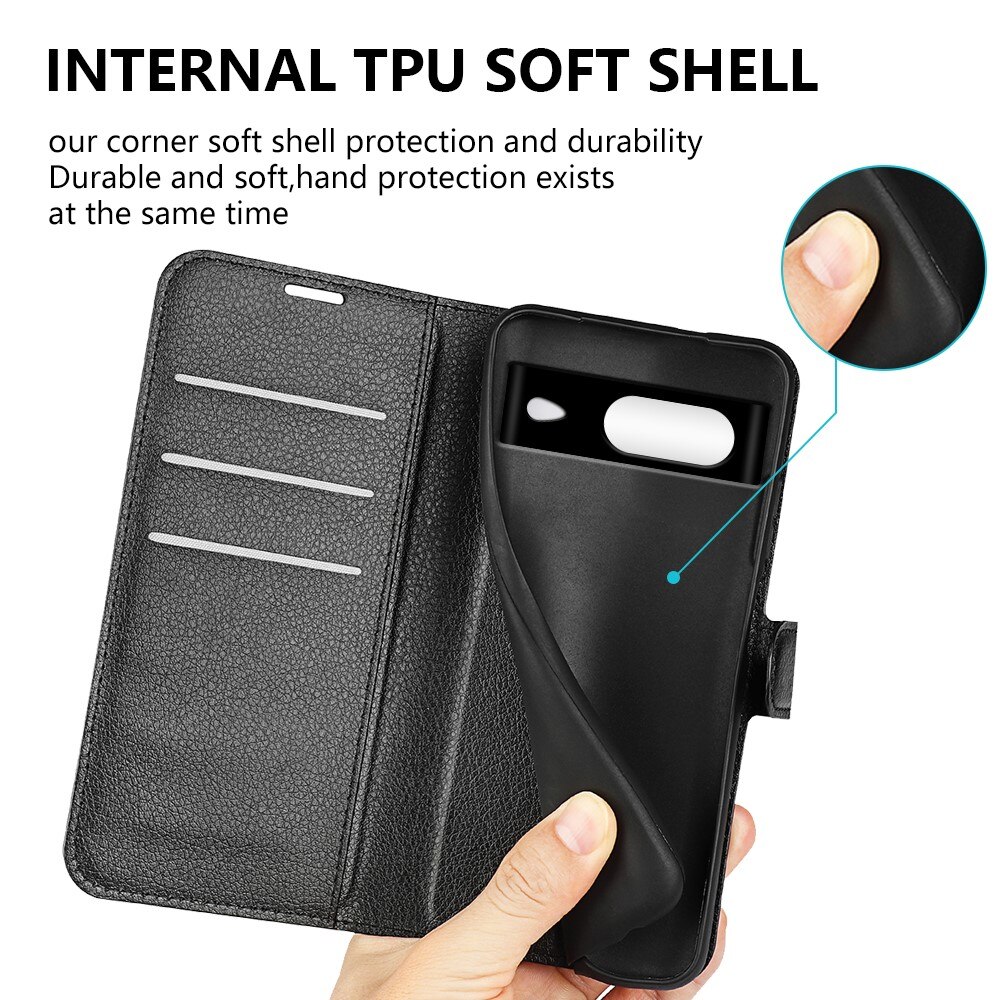 Funda cartera Google Pixel 8 Negro