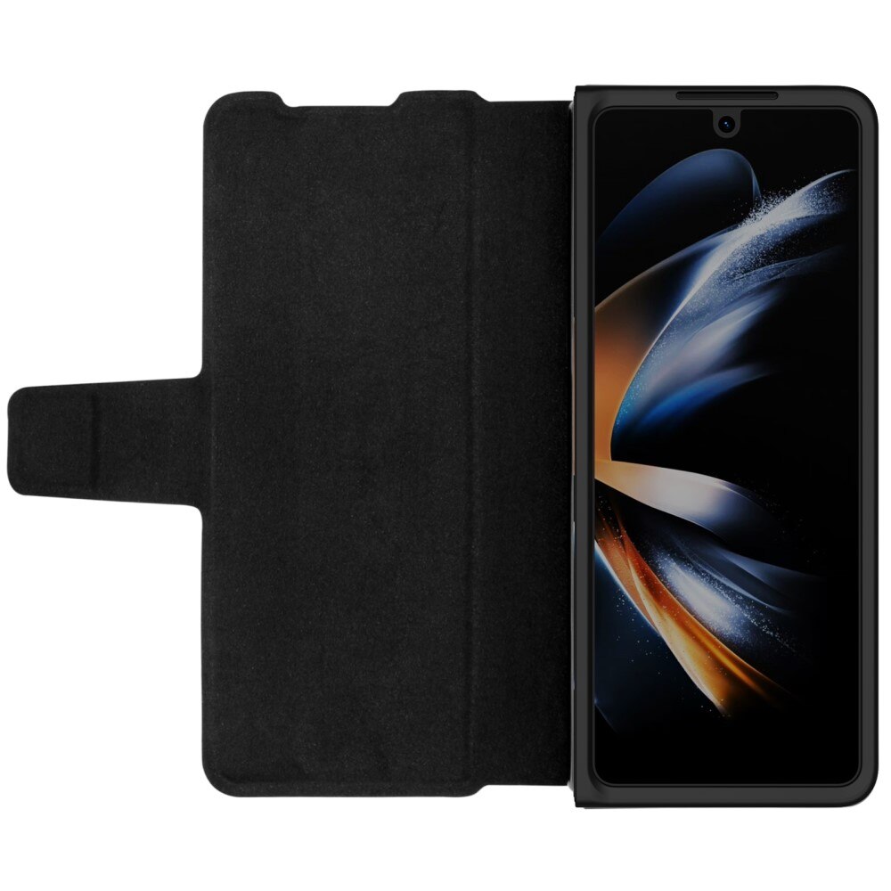 Funda Leather Case with Pen Slot Samsung Galaxy Z Fold 5 Marrón