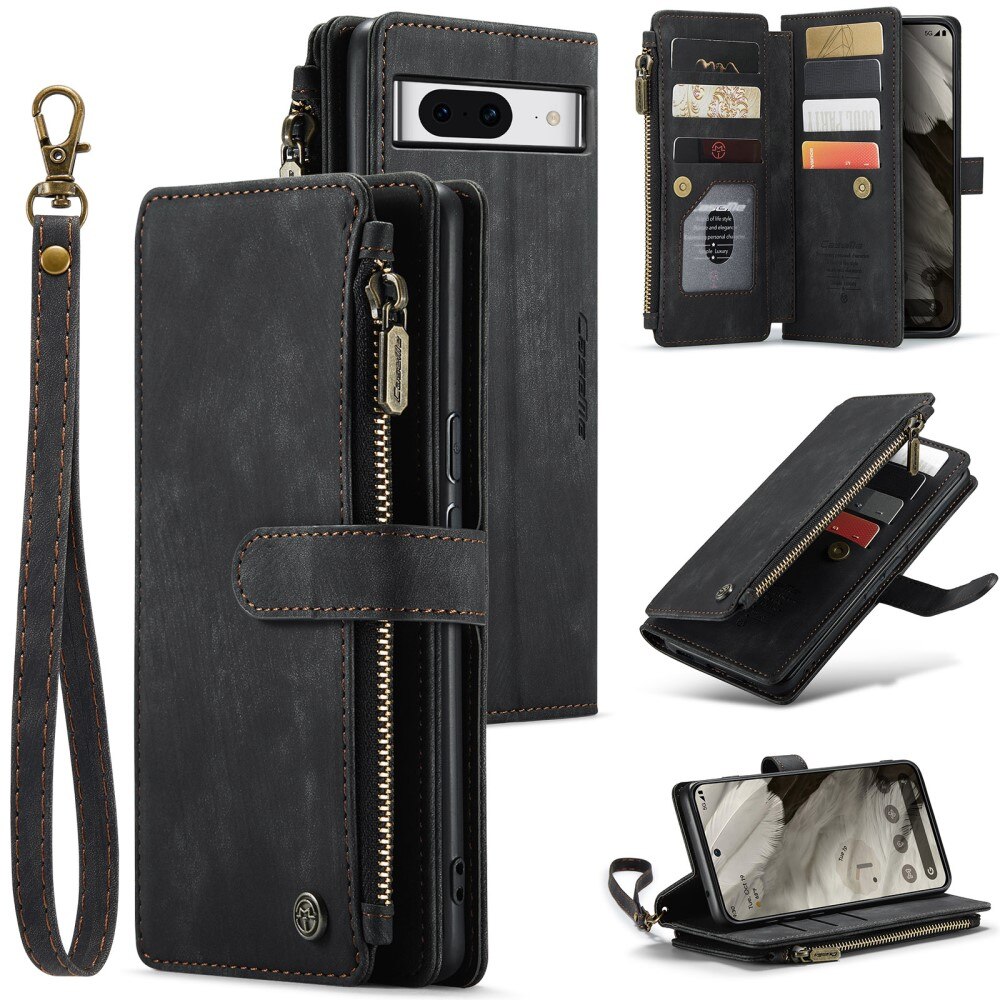 Cartera Zipper Google Pixel 8 Negro