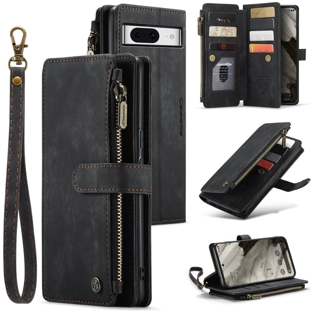 Cartera Zipper Google Pixel 8 negro