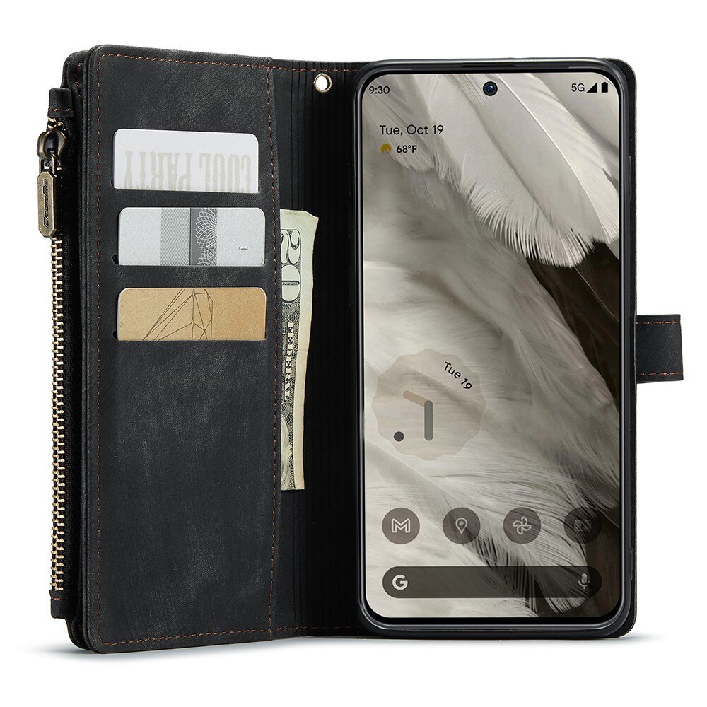 Cartera Zipper Google Pixel 8 Negro