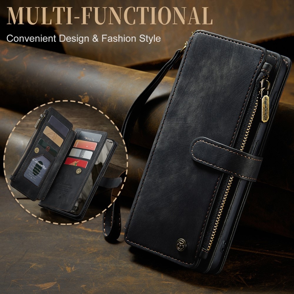 Cartera Zipper Google Pixel 8 Negro